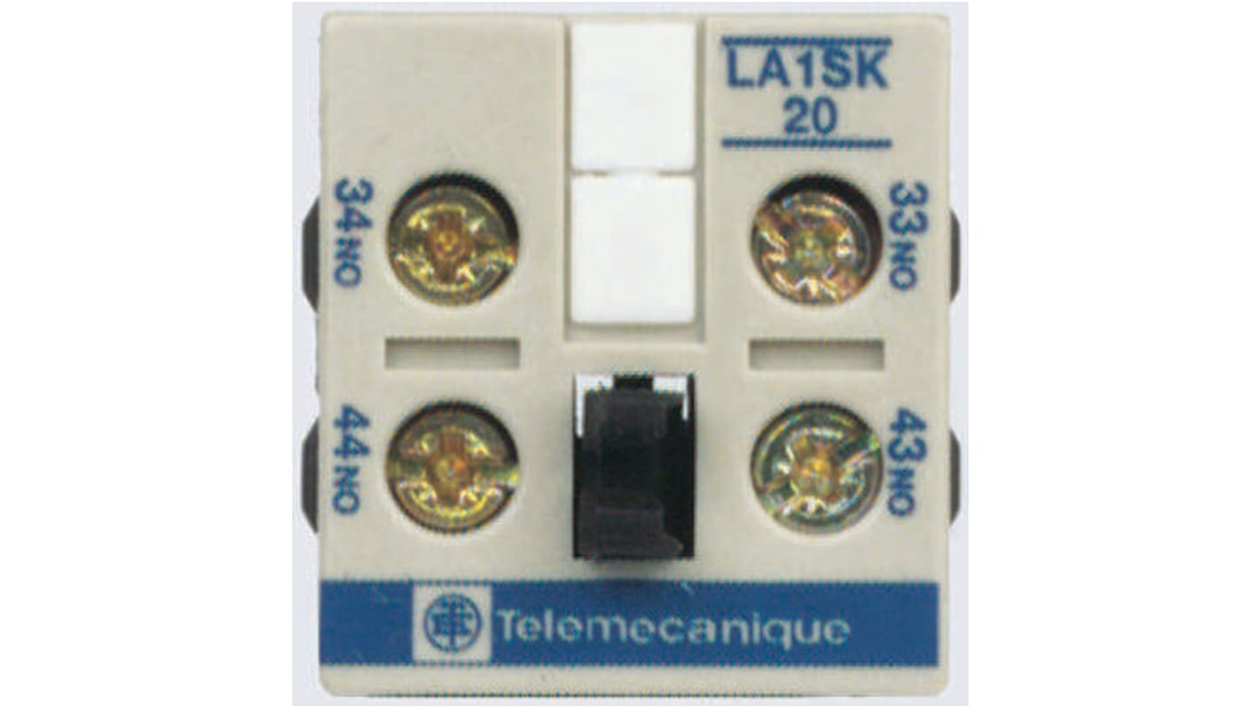 Contatto ausiliario Schneider Electric LA1SK11, 1 N/C + 1 N/A, montaggio frontale, compatibile con mini contattori LC1-SK0600.