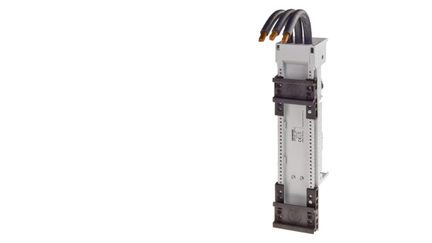 Unità di collegamento Siemens 8US1261-6MT10 per barra di distribuzione, compatibile con SENTRON, peso 0,5 kg.