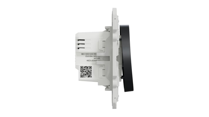 Interruttore a pulsante Schneider Electric S540530W, IP21, 230 V, 10 A, colore antracite, con LED programmabile.