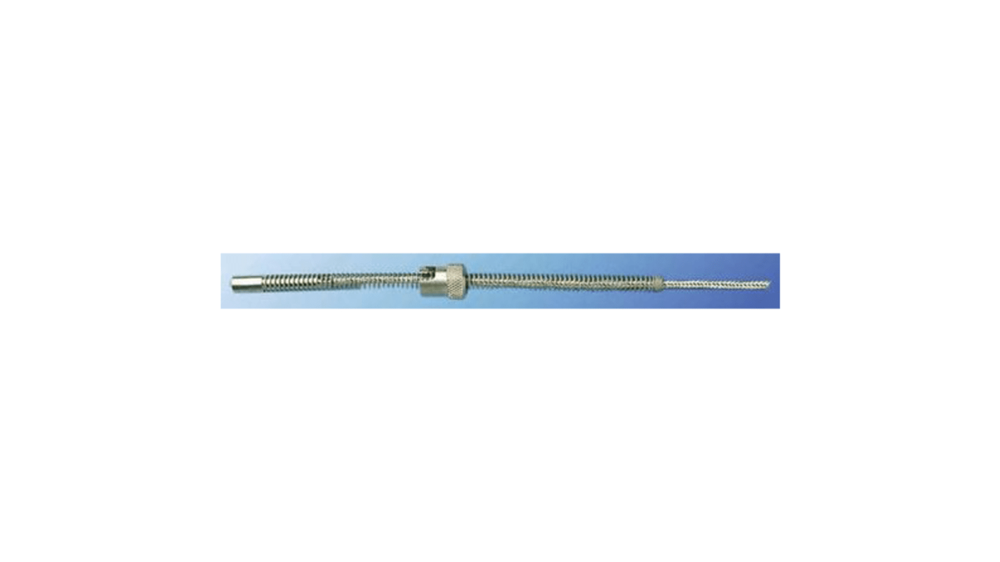 Sensore RTD PT100 Jumo 902190/10-388-1003-1-6-180-11-2500/317, sonda in acciaio inox, lunghezza 175mm, cavo 2.5m, installazione senza utensili.
