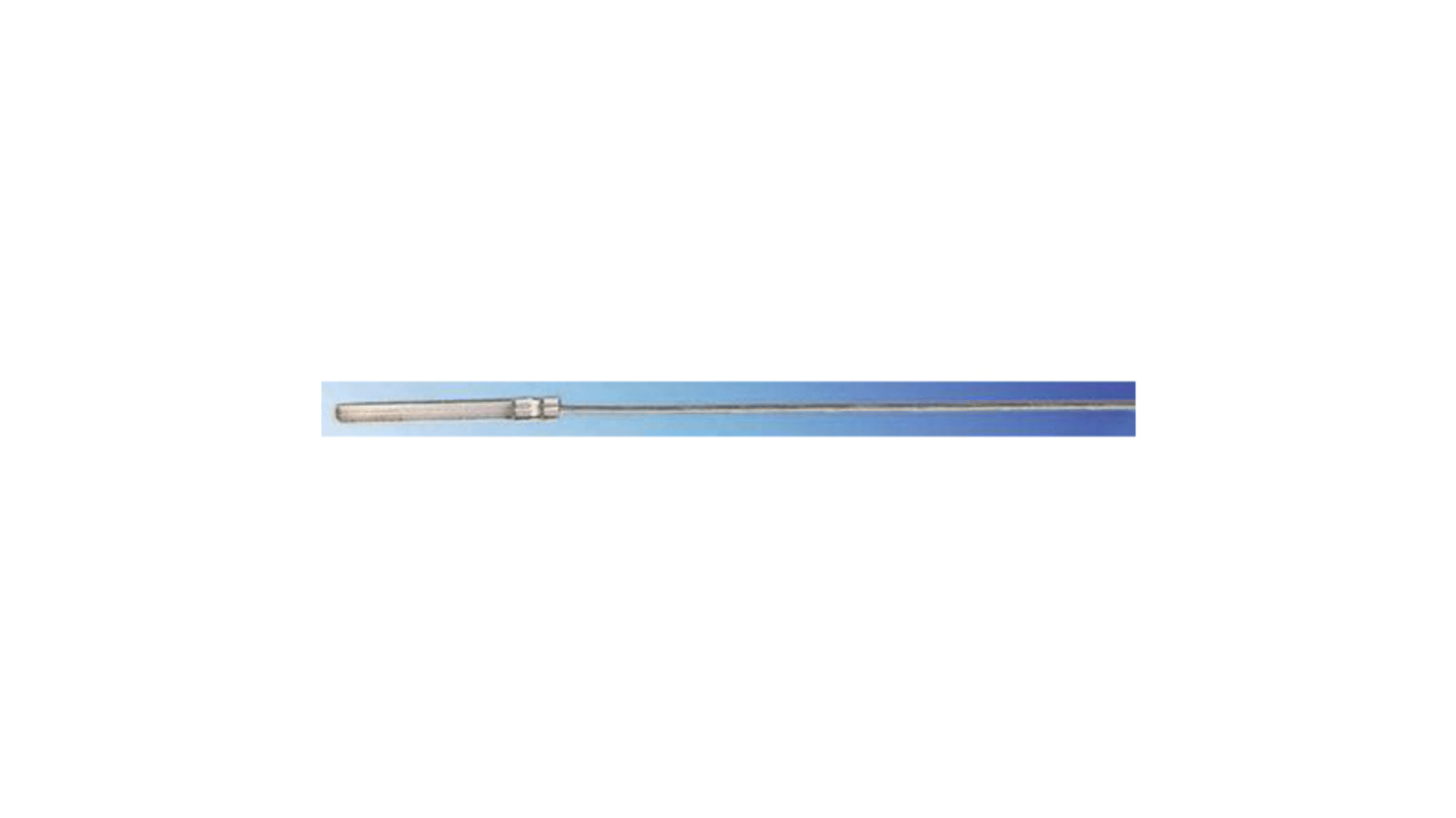 Sensore RTD PT100 Jumo, diametro 6 mm, lunghezza sonda 50 mm, cavo isolato 2,5 m, precisione classe B, codice 902150/10-724-1003-1-6-50-11-2500/000.