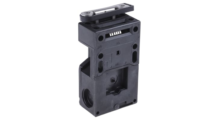 Interruttore di interblocco di sicurezza Schmersal AZ16-12ZI-B1-M20, con blocco a chiave, grado di protezione IP67, dimensioni 90mm x 52mm x 30mm.