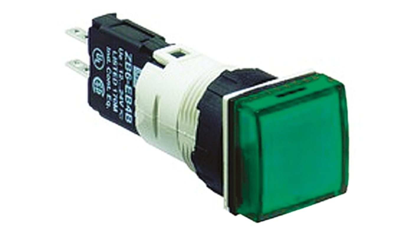 Spia LED per pulsanti 16mm, Schneider Electric XB6CV3BB, montaggio a pannello, IP65. LED 12-24V c.a./c.c., ideale per applicazioni tecniche.