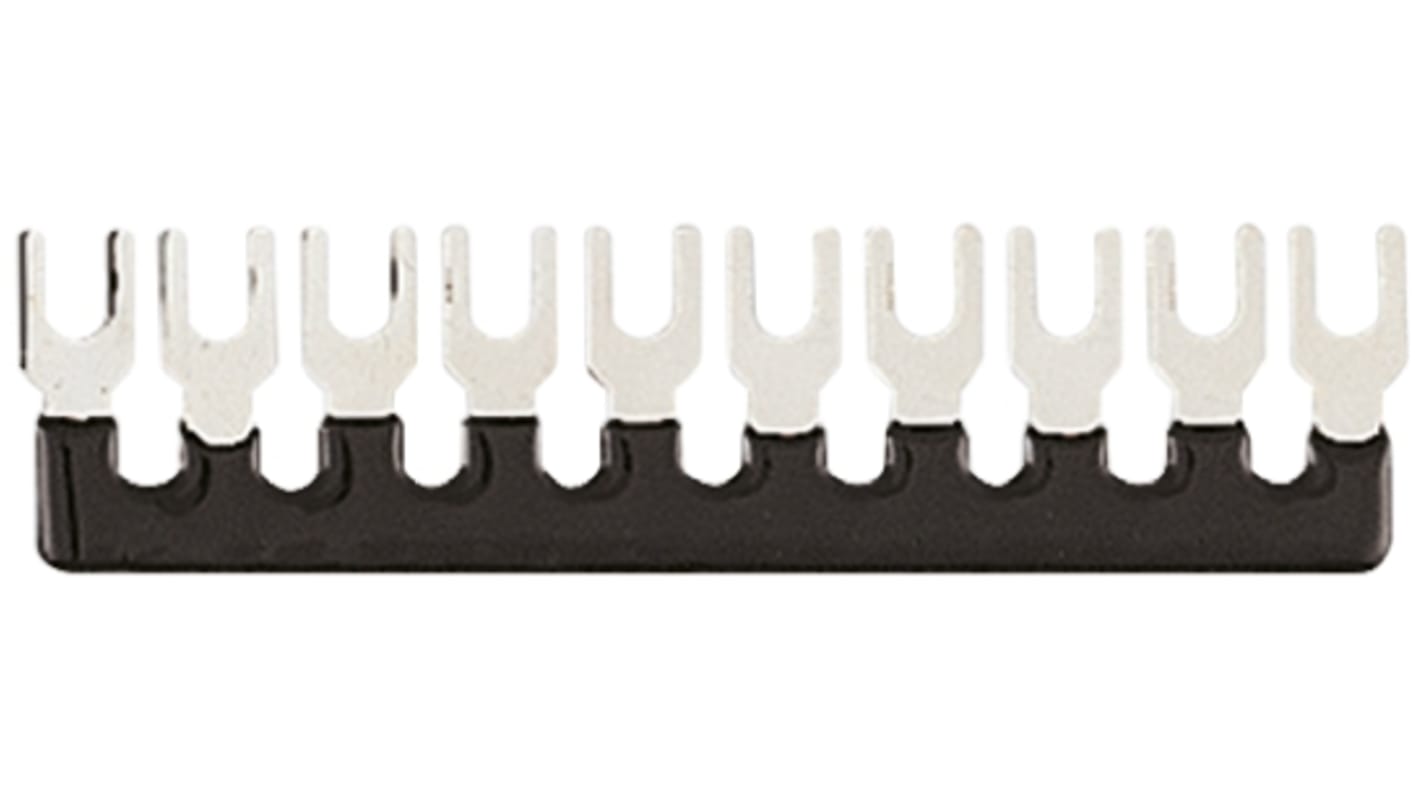 Barra di distribuzione Omron PYDN-31.0-080S per relè G2RV-SR/G3RV-SR - Passo 6,2 mm, altezza 90 mm, corrente massima 32 A.