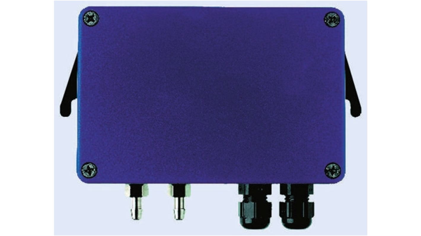 Sensore di pressione differenziale Jumo 404304/000-412-406-02-298, max 50 mbar, uscita 4-20 mA, IP65, per HVAC.