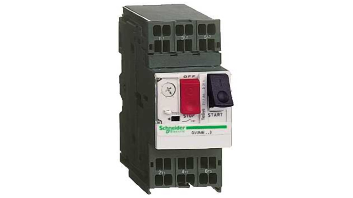 Interruttore automatico protezione motore Schneider Electric GV2M 690V 1,6A per motori elettrici critici. Alta durabilità e sicurezza avanzata.