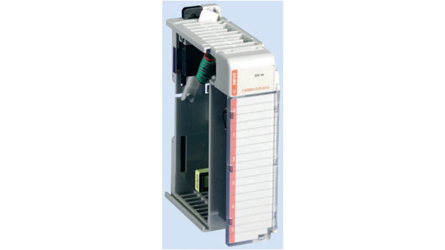 Modulo I/O PLC Allen Bradley 1769-IT6 per MicroLogix 1500, 6 ingressi analogici, temperatura operativa +60°C. Compatibile con sensori e attuatori.