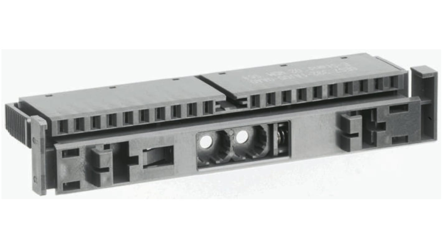 Zoccolo relè Siemens 6ES7390-7BA00-0AA0 per CPU SIMATIC S7-300, con caricamento a molla e compatibile con moduli S7-300.