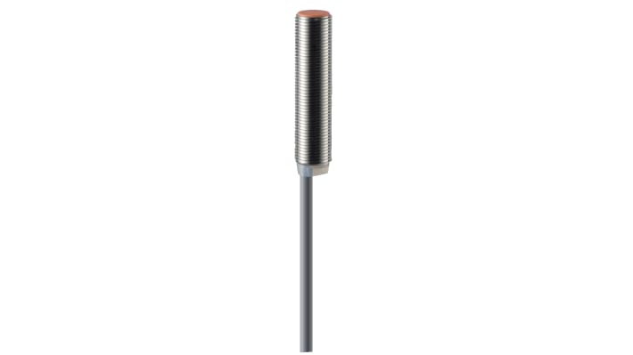 Sensore di prossimità cilindrico PNP Schmersal IFL 2-12-10P, M12, rilevamento 2 mm, IP67, cavo 2 m, temperatura -25/+70 °C.