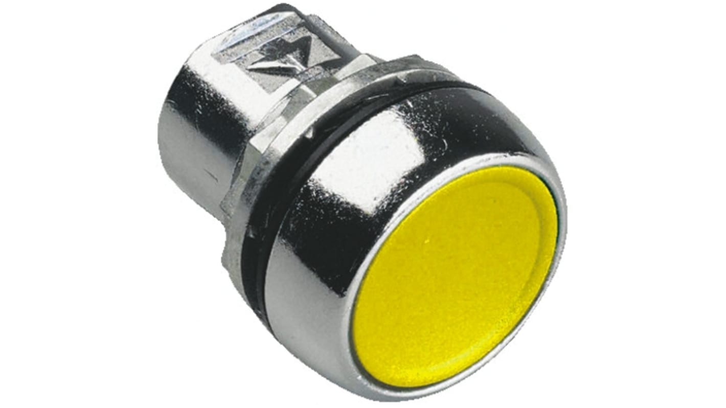 Pulsante Instabile 800FM-F5 Allen Bradley - Serie 800F, Giallo, IP65, Metallo, 29.6mm, Resistente alla corrosione.