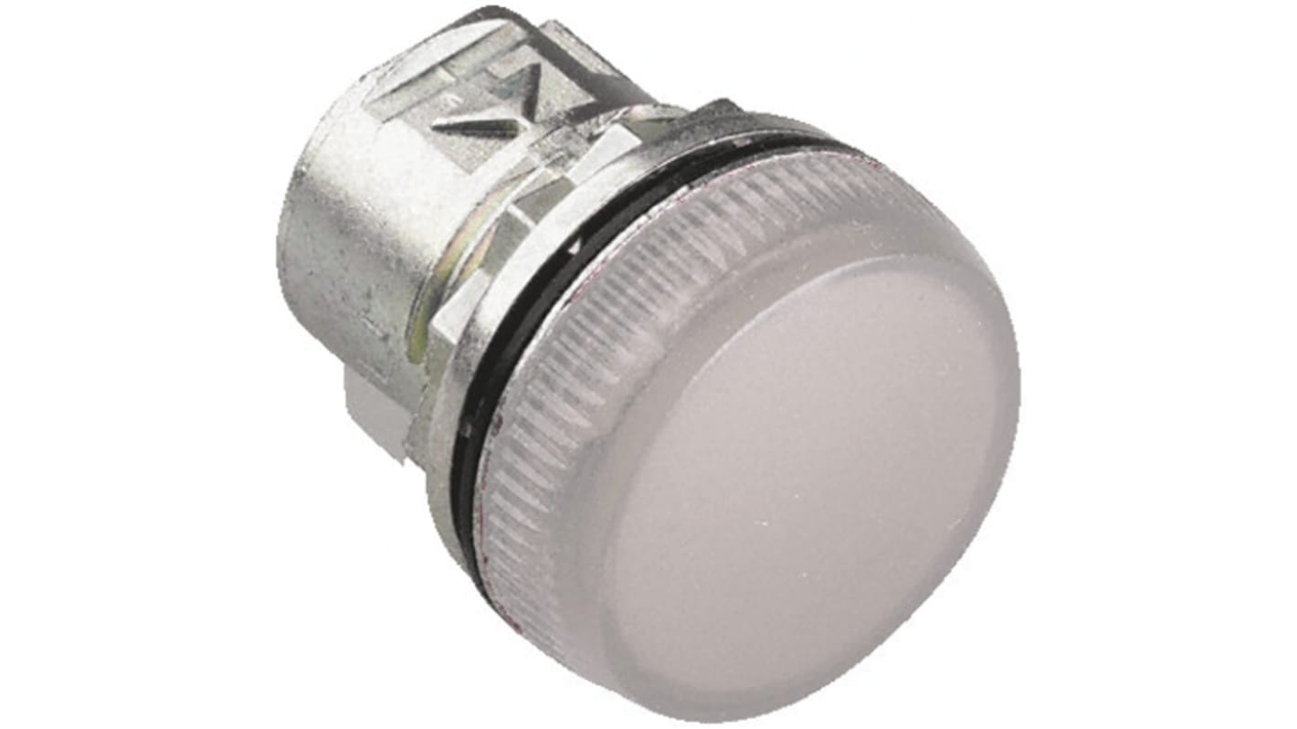 Spia luminosa Allen Bradley 800FM-P7, Bianca, Montaggio a pannello, Lenti in nylon, IP66 - Ideale per applicazioni industriali.