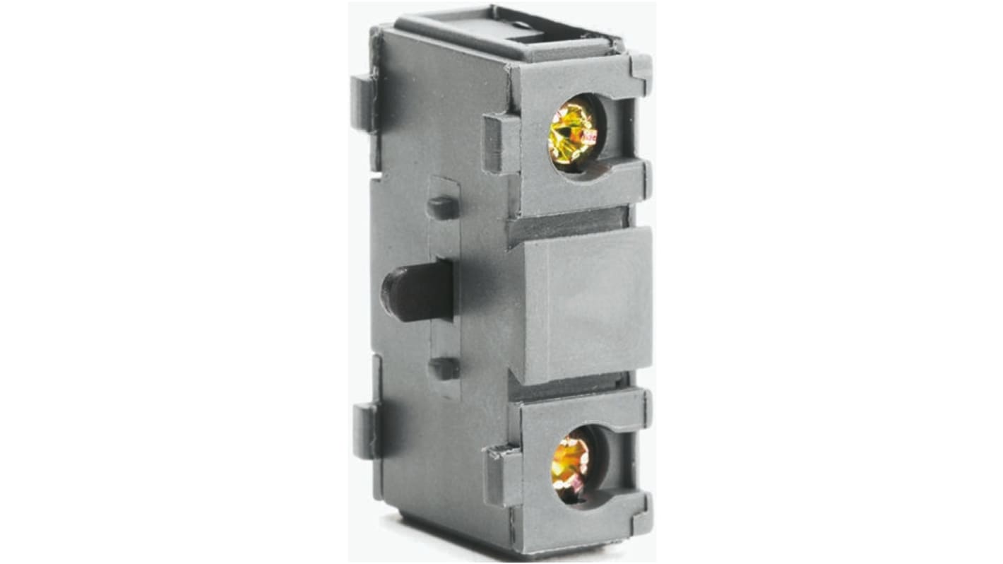 Contatto ausiliario ABB OA4B10 1SCA022276R9050, montaggio a innesto, 1 contatto, compatibile con sezionatori serie OS.