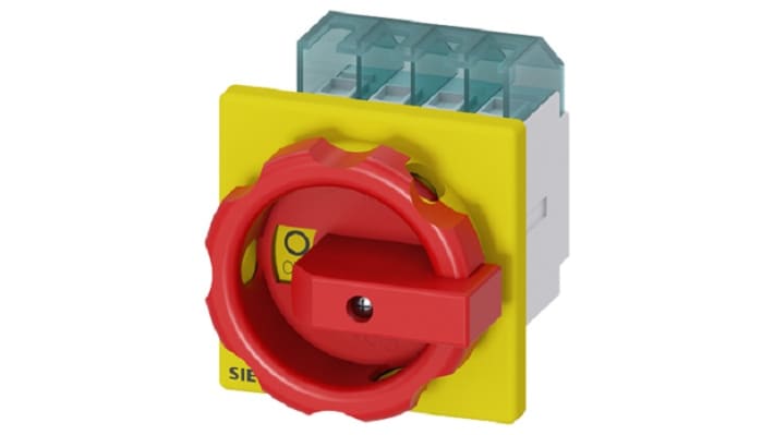 Interruttore isolante a 3 poli Siemens 3LD2003-0TK53, 16A, 690V, IP65, Montaggio a pannello - Sicuro e durevole per ambienti impegnativi.