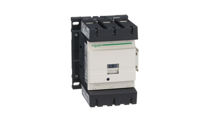 Contattore Schneider Electric LC1D150BD 3 poli 80 kW 24 V c.c. per automazione industriale - Sostenibile e robusto.
