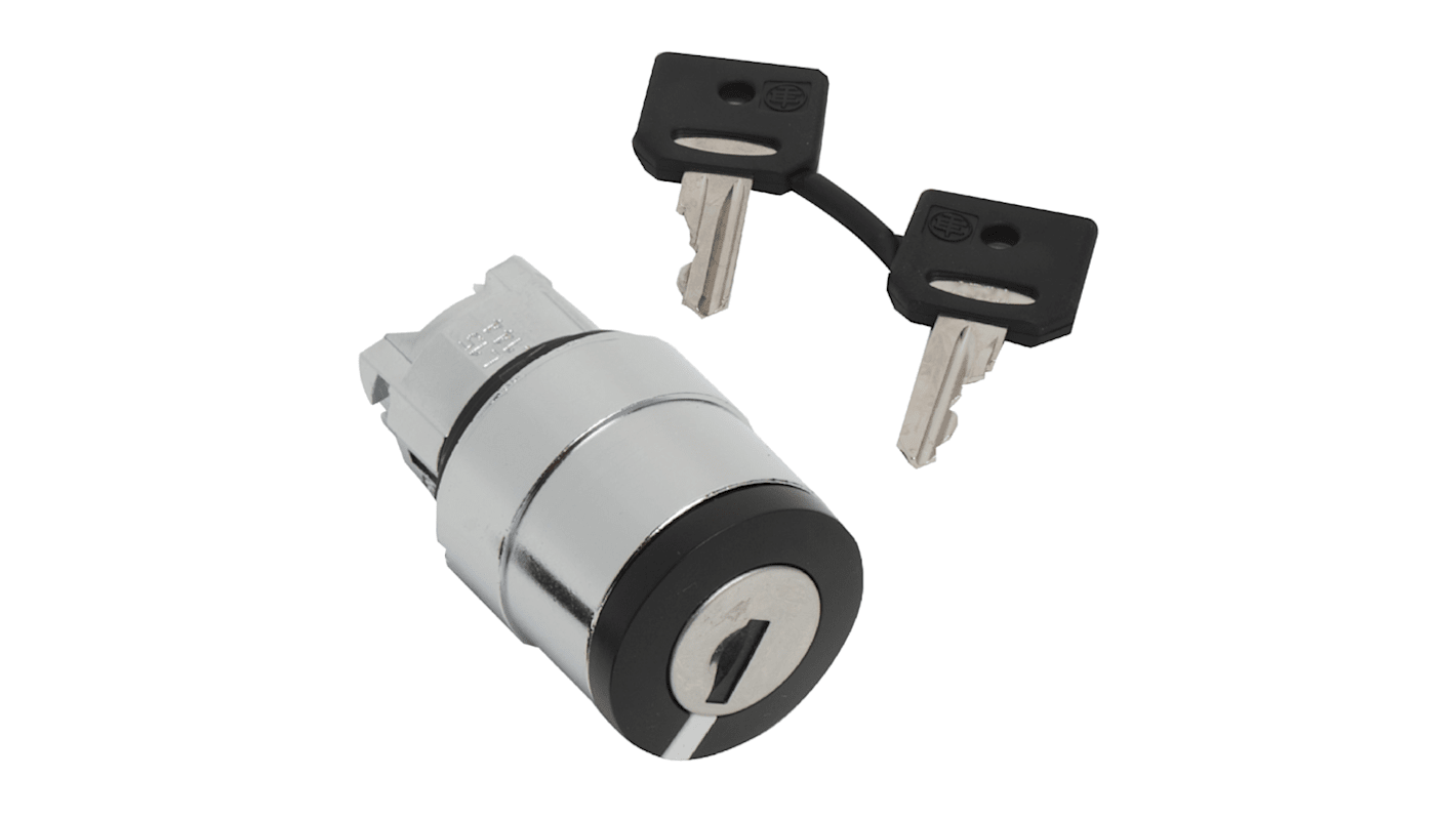 Testa selettore Schneider Electric ZB4BG5 Harmony XB4, 3 posizioni, robusta e flessibile per applicazioni industriali. Conforme a IEC e IP67.