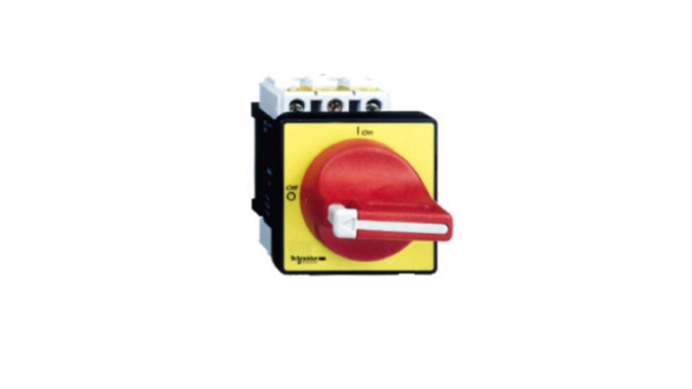 Interruttore di isolamento Schneider Electric VCD1, 3P 32A 690V ca - Montaggio a pannello per controllo motori elettrici. Sicuro, robusto e compatto.