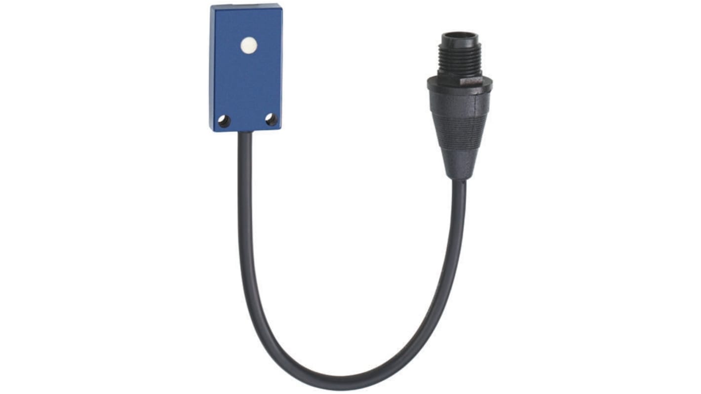 Sensore di prossimità PNP Telemecanique Sensors XX7F1A2PAL01M12, rilevamento da 6 a 100 mm, IP67, connettore M12.