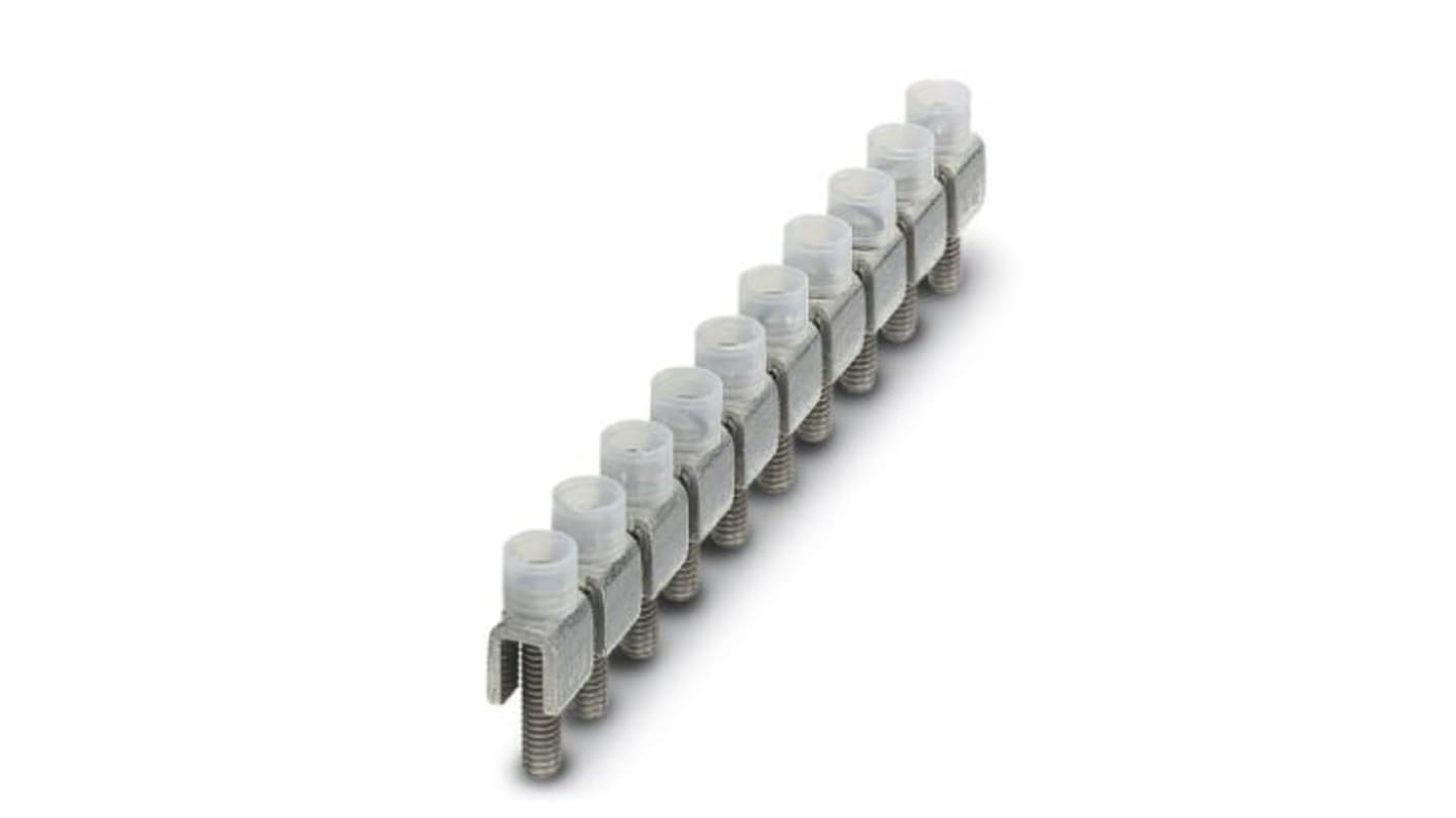 Ponti fissi Phoenix Contact 203454 - Serie FBI 10-12 in rame placcato argento, passo 6,2 mm - Facile installazione per distribuzione elettrica efficiente.