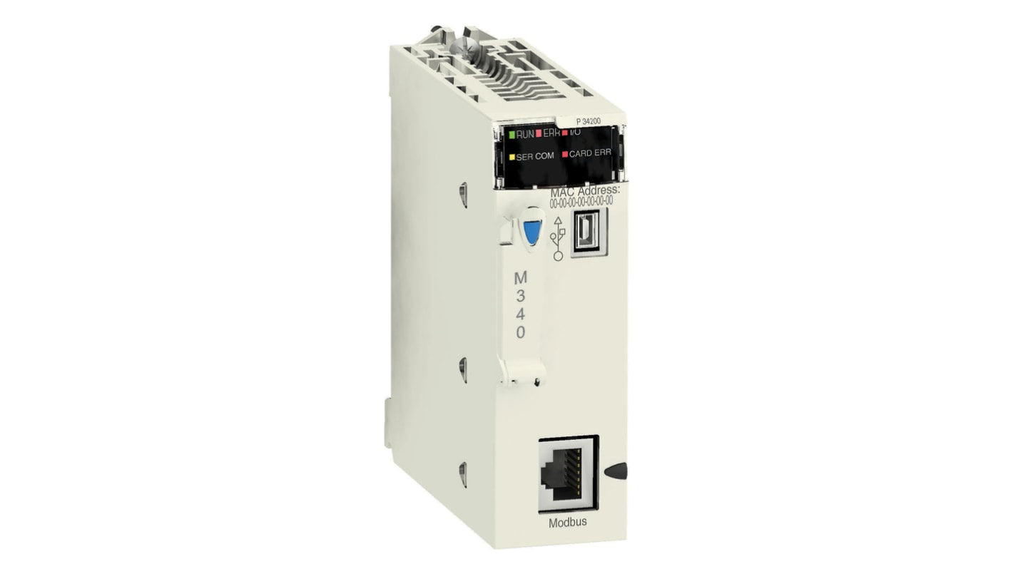 Schneider Electric BMXP342000: PLC Modicon M340 con prestazioni eccezionali e memoria potenziata per applicazioni industriali.