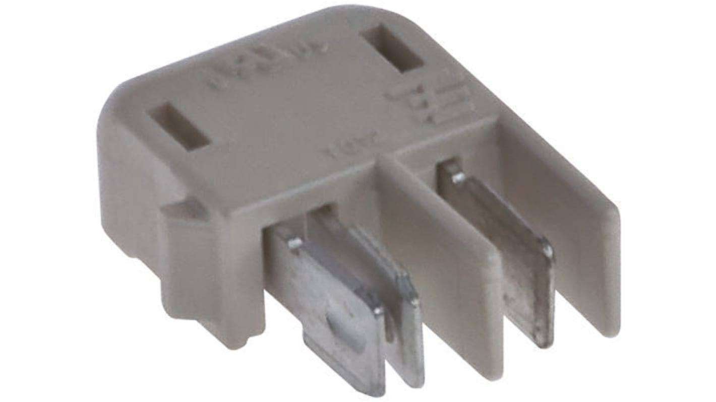 Connettore TE Connectivity 2058703-3 per illuminazione, montaggio superficiale, corrente 6A, tensione 125 V, saldatura, angoli arrotondati.