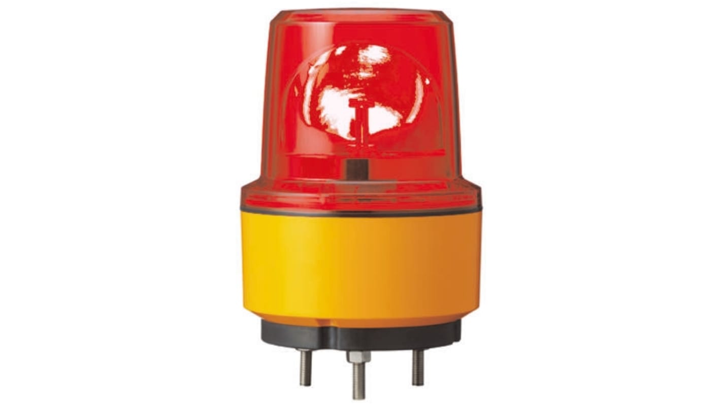 Segnalatore rotante LED rosso Schneider Electric XVR13B04L, montaggio a vite, diametro 130 mm, altezza 130 mm, IP42, 24 V.