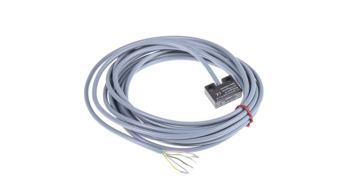 Interruttore di sicurezza Schmersal BNS250, magnetico, 24V cc, IP67, dimensioni 33mm x 50mm x 13mm, certificato ATEX.