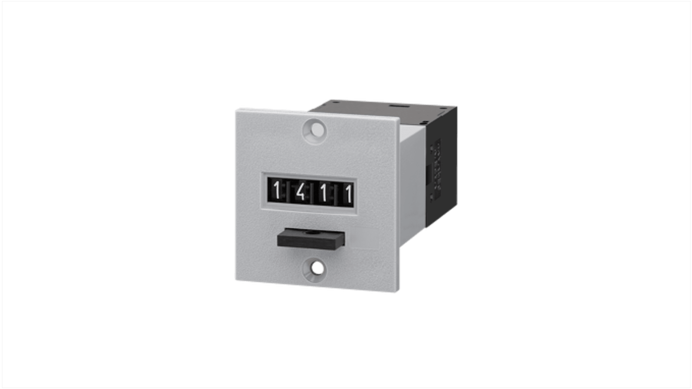 Contatore impulsi Kübler 1.180.110.064, 4 cifre, montaggio a pannello, alimentazione 115 V c.a., vita operativa 200 x 10^6 impulsi.