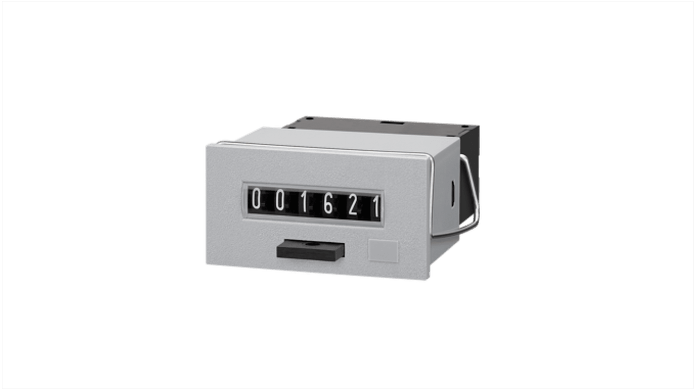 Contatore impulsi Kübler 1.230.210.066, 6 cifre, montaggio a pannello, alimentazione 230 V, frequenza 18Hz.