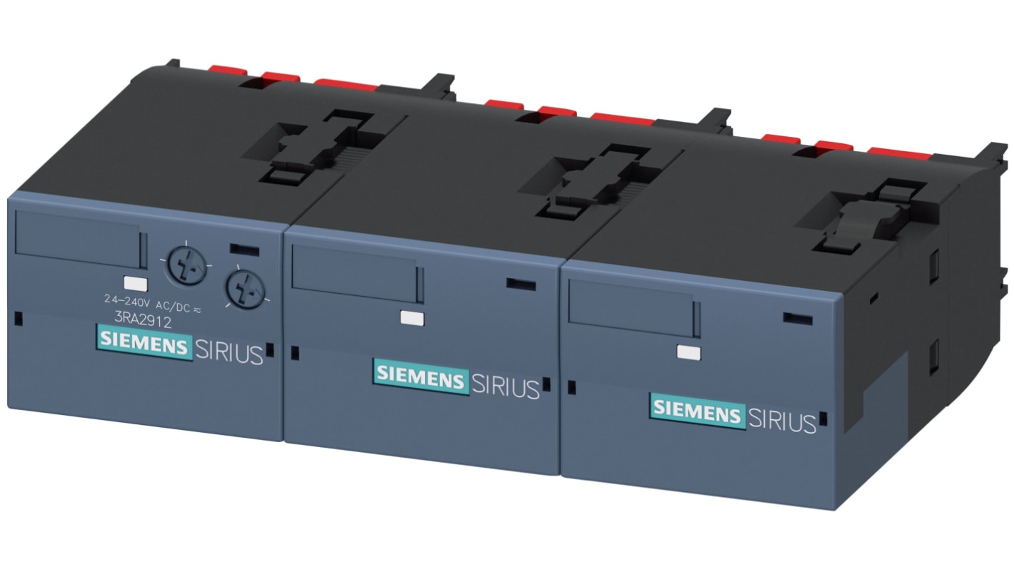 Relè di sovraccarico Siemens 3RA2816-0EW20, potenza 5,5 kW, montaggio a clip, dimensioni 45x74x38 mm, compatibile SIRIUS.
