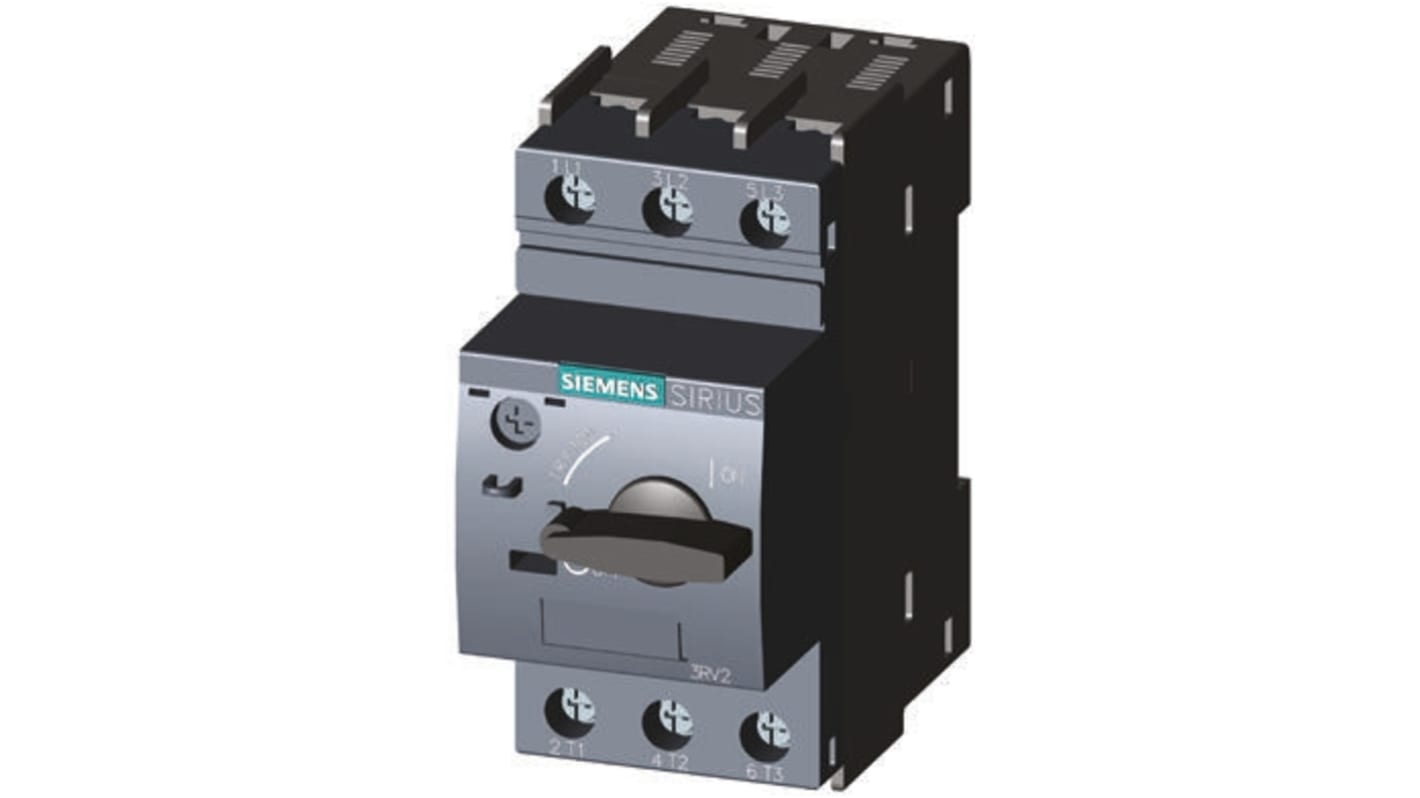 Interruttore automatico Siemens 3RV2011-1GA20, protezione motore 6,3 A SIRIUS, Classe 10, 690 V. Approvato CE/UL/CSA. Ideale per applicazioni industriali.