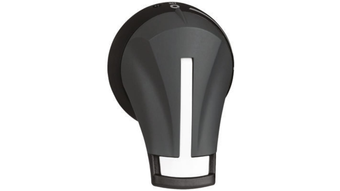 Manopola rotante Schneider Electric GS2AH530 Nero IP65 per Serie GS2, ideale per sezionatori con fusibile.