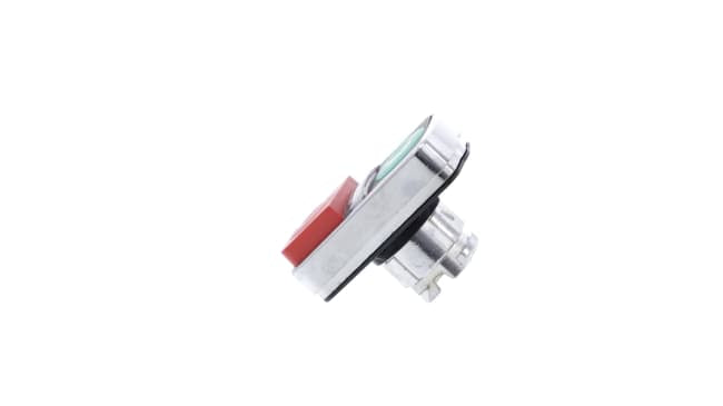 Testa del pulsante doppio illuminato Schneider Electric, verde e rosso - Harmony XB4 - ZB4BW7L3741. Pulsante a filo e sollevato, resistente a polvere e temperature estreme. Ideale per dispositivi a relè e pannelli di controllo.