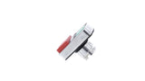 Testa del pulsante doppio illuminato Schneider Electric, verde e rosso - Harmony XB4 - ZB4BW7L3741. Pulsante a filo e sollevato, resistente a polvere e temperature estreme. Ideale per dispositivi a relè e pannelli di controllo.