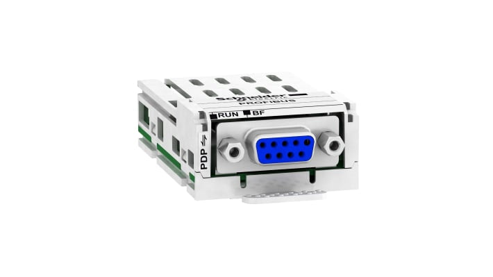 Schneider Electric VW3A3607, modulo PROFIBUS per ATV32, connettore D-Sub 9 pin, facile installazione, peso 140 g.