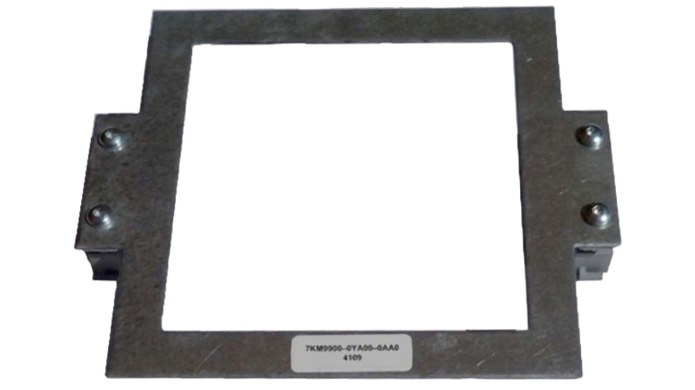 Piastra di montaggio Siemens 7KM9900-0YA00-0AA0 per moduli I/O e trasformatori, compatibile con serie PAC3100, PAC3200, PAC4200.