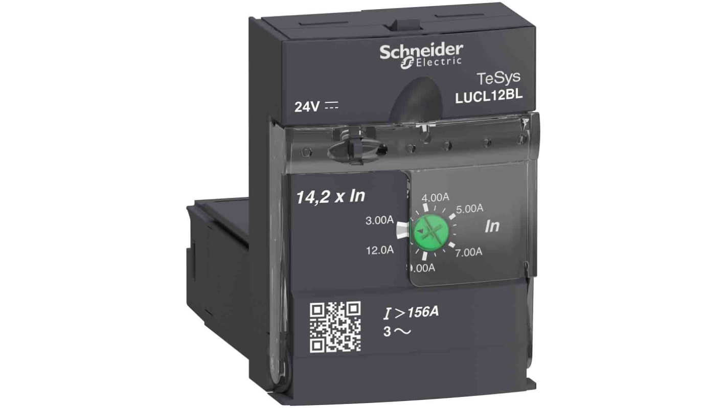 Starter motore avanzato Schneider Electric LUCL12BL 9 kW per controllo efficiente e modulare, protezione da sovraccarichi e diagnostica plug-and-play.