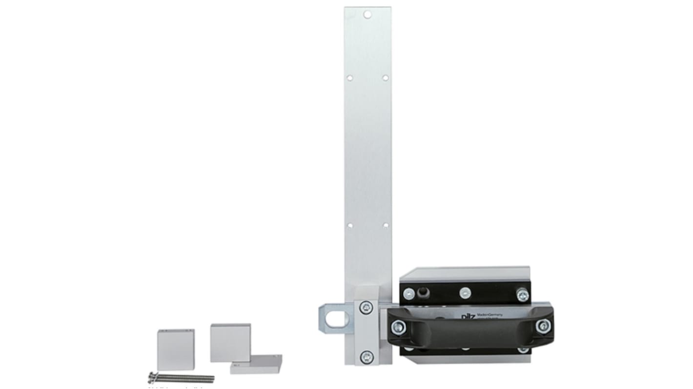 Bullone e maniglia Pilz 540010 per interruttore di sicurezza PSEN, design compatto e protezione meccanica. Adatto per porte sinistre e destre.