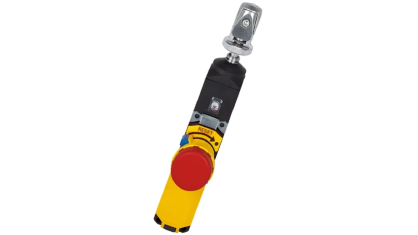 Interruttore a fune Pilz PSENrope, montaggio laterale, cavo 75m, 2NA, 2NC, protezione IP67, dimensioni 42.5 x 289.1 x 88.5mm.