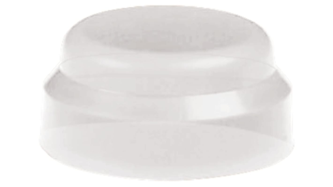 Coperchio pulsante illuminato Schneider Electric 9001KU47 con protezione in gomma, compatibile con modelli 542-8116 e 542-8122.