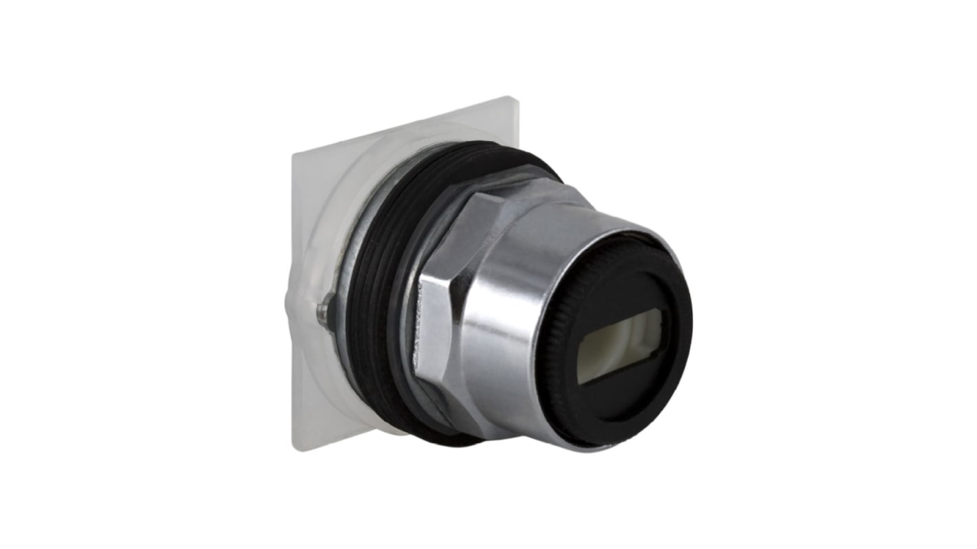 Selettore a 3 posizioni Schneider Electric 9001KS52, diametro foro 30mm, costruzione in metallo, impugnatura standard, non illuminato.