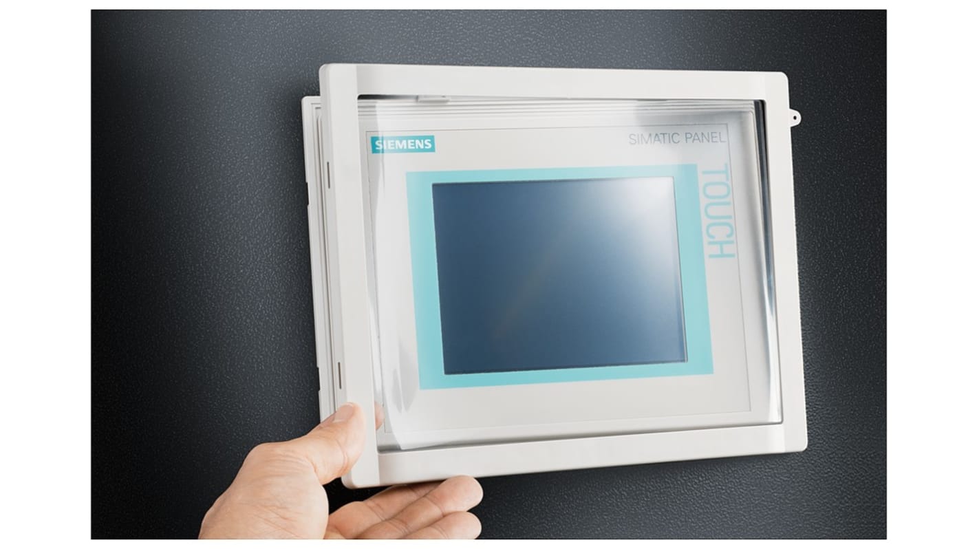 Coperchio di protezione Siemens 6AV6671-2DJ00-0AX0 per HMI OP 177B, progettato per salvaguardare gli interni dei pannelli SIMATIC.