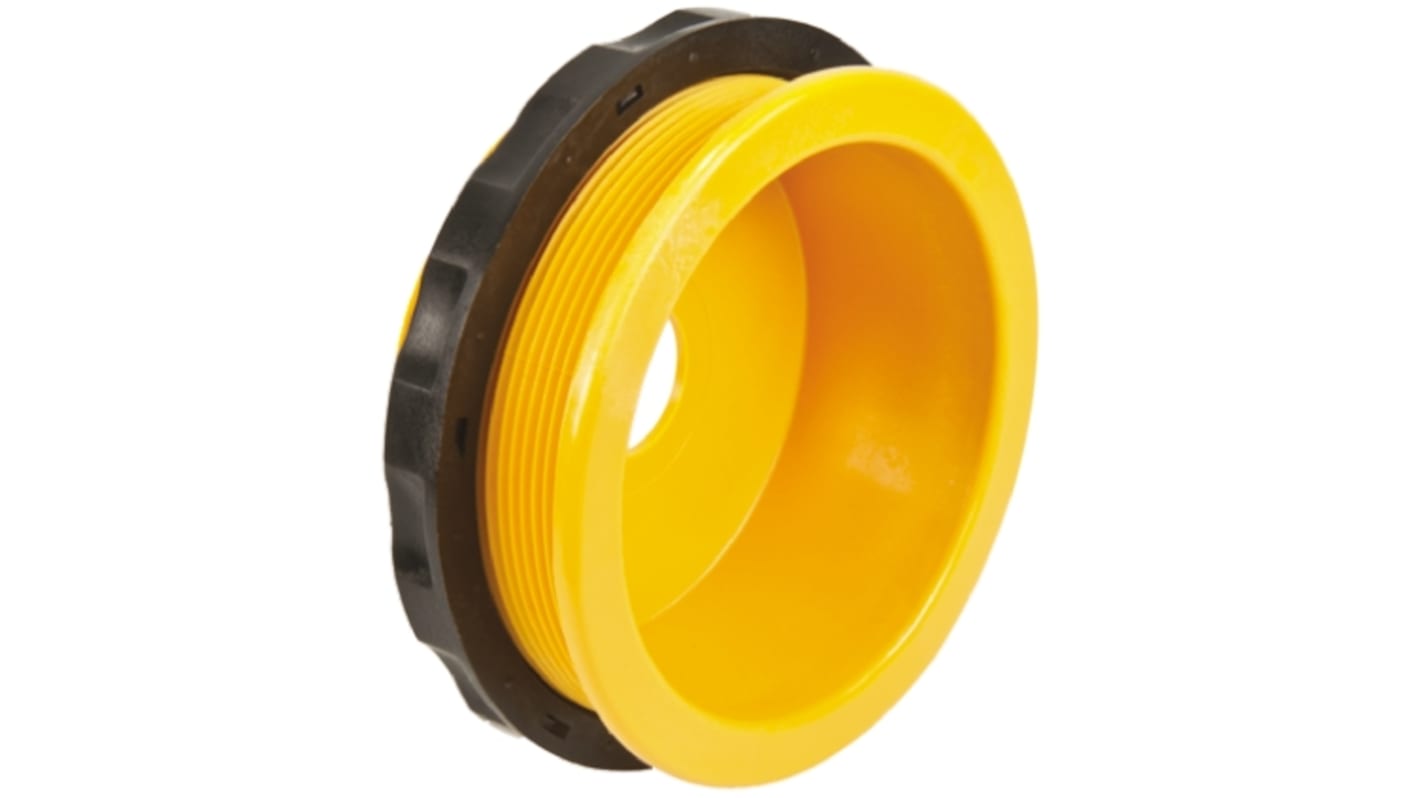 Omron A22Z-EG2, protezione per arresto di emergenza, altezza 35mm, compatibile con A22E, accessori inclusi.