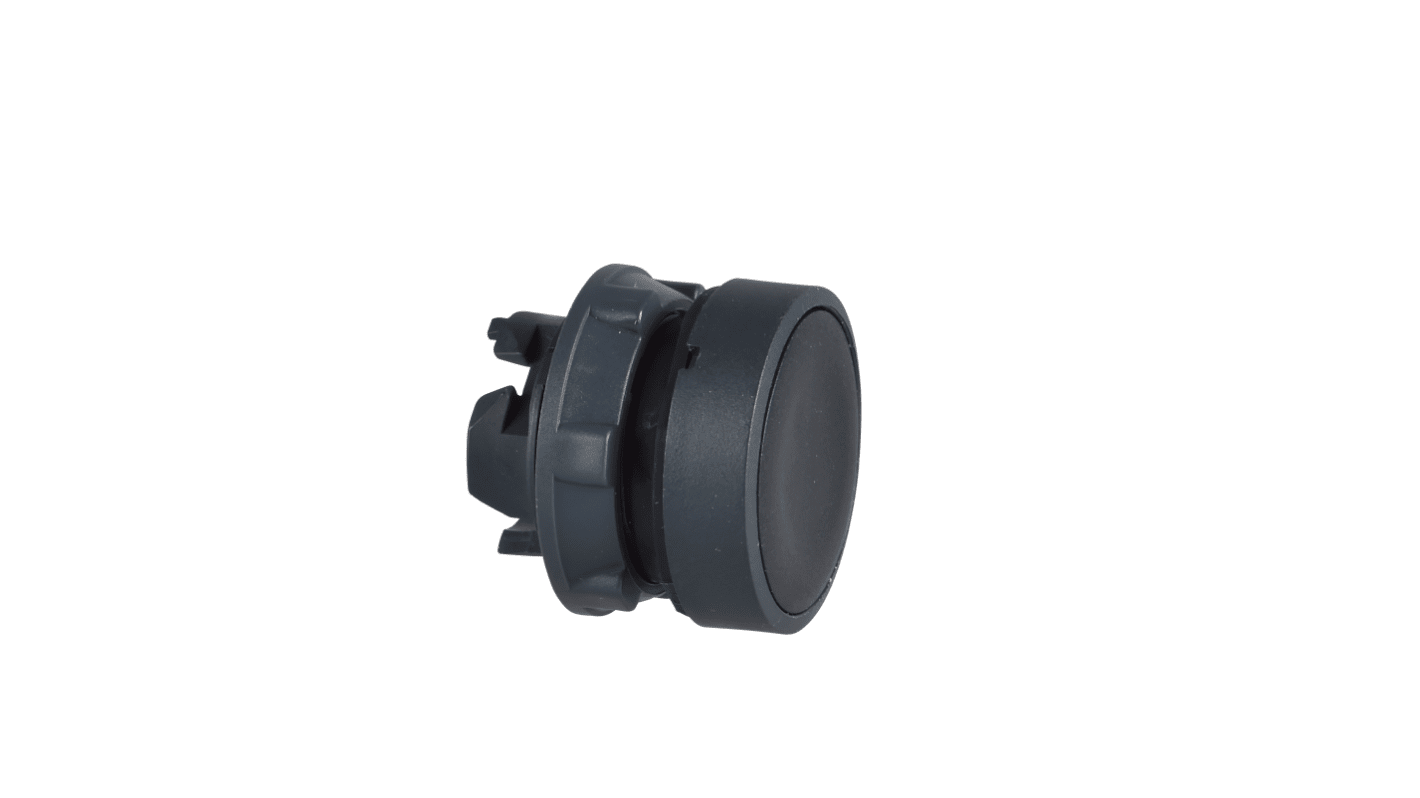 Attuatore pulsante Mantenuto Schneider Electric ZB5AH02, rotondo, diametro foro 22mm, colore nero, protezione IP66/IP67/IP69K.