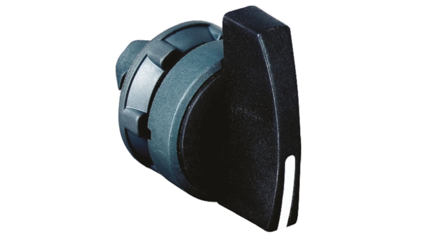 Testa selettore Harmony XB5 ZB5AJ3, 3 posizioni, Ø 22mm, Impugnatura nera lunga - Resistente, facile installazione, ideale per ambienti industriali.