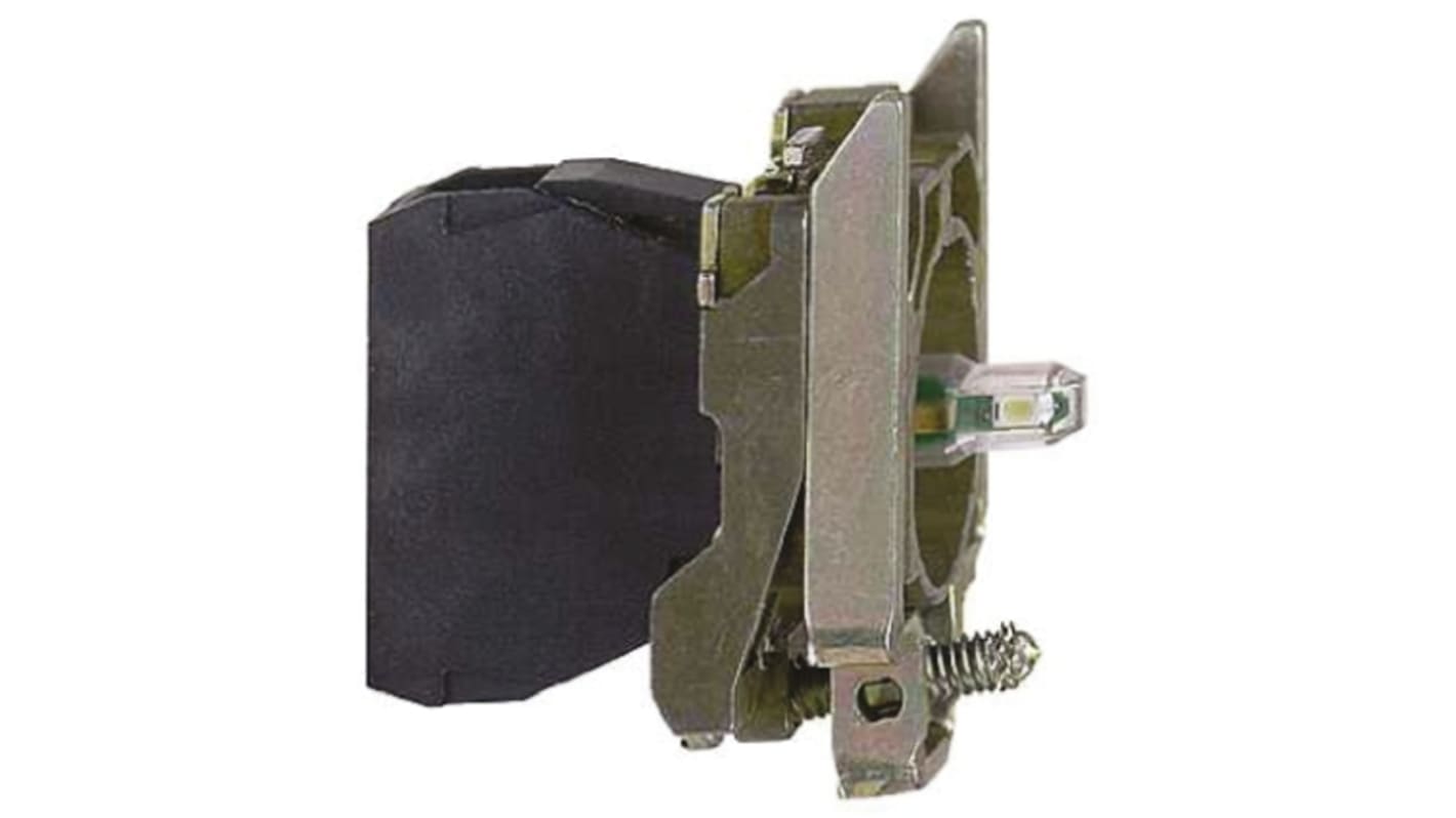 Blocco luminoso Schneider Electric ZB4BVBG1 LED universale 24-120V, terminali a vite, Harmony XB4 - Ideale per automazione e industria.