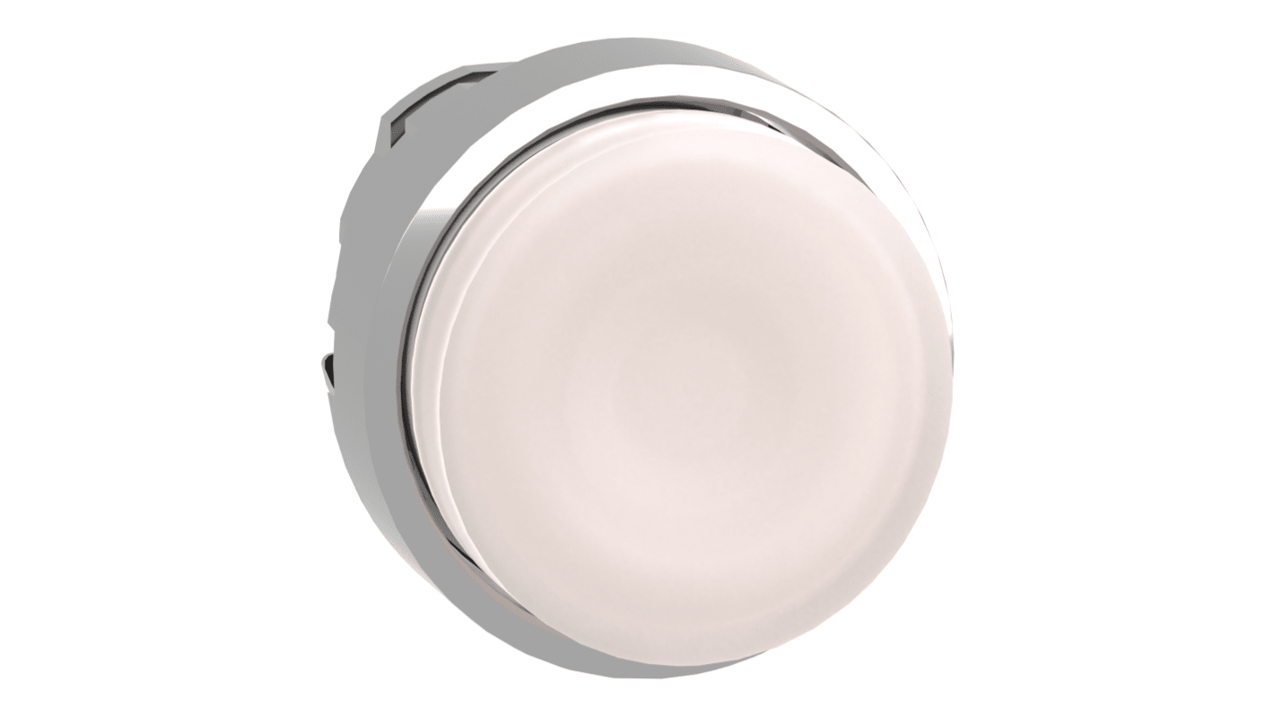 Attuatore pulsante rotondo Schneider Electric ZB4BW113, diametro 28.5mm, illuminato, IP66/IP69K, temperatura -40/+70°C.