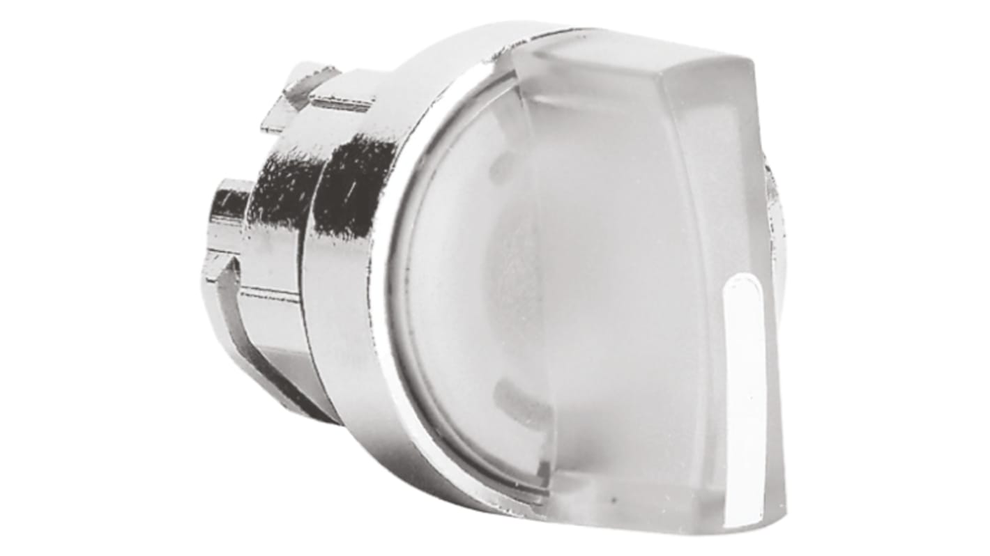 Selettore a 2 posizioni Schneider Electric ZB4BK1413, diametro foro 22mm, LED illuminato, protezione IP66/IP67/IP69.