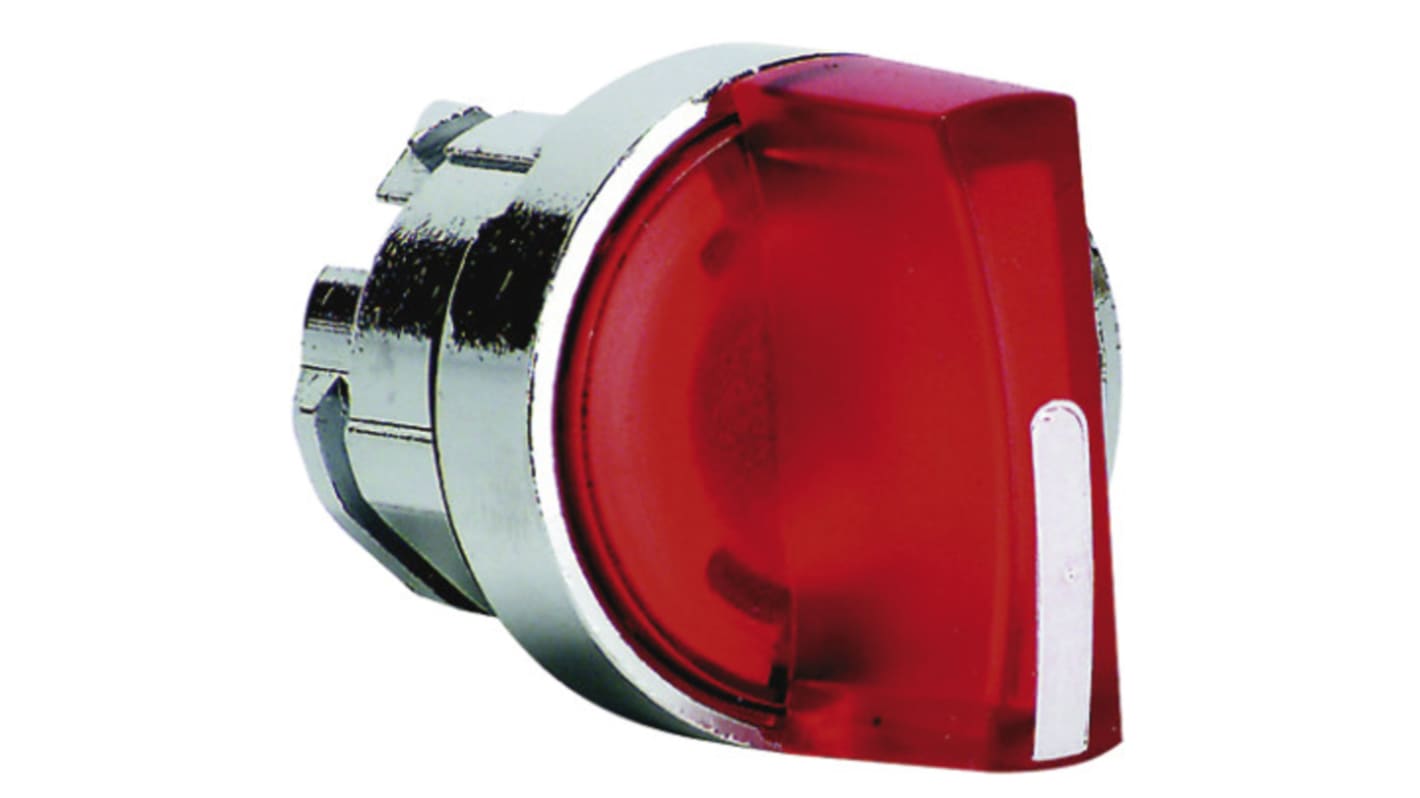 Testa selettore LED Schneider Electric Harmony XB4 ZB4BK1443, maniglia standard, ritorno a molla sinistra-destra. Ø 22mm, IP66/67/69.