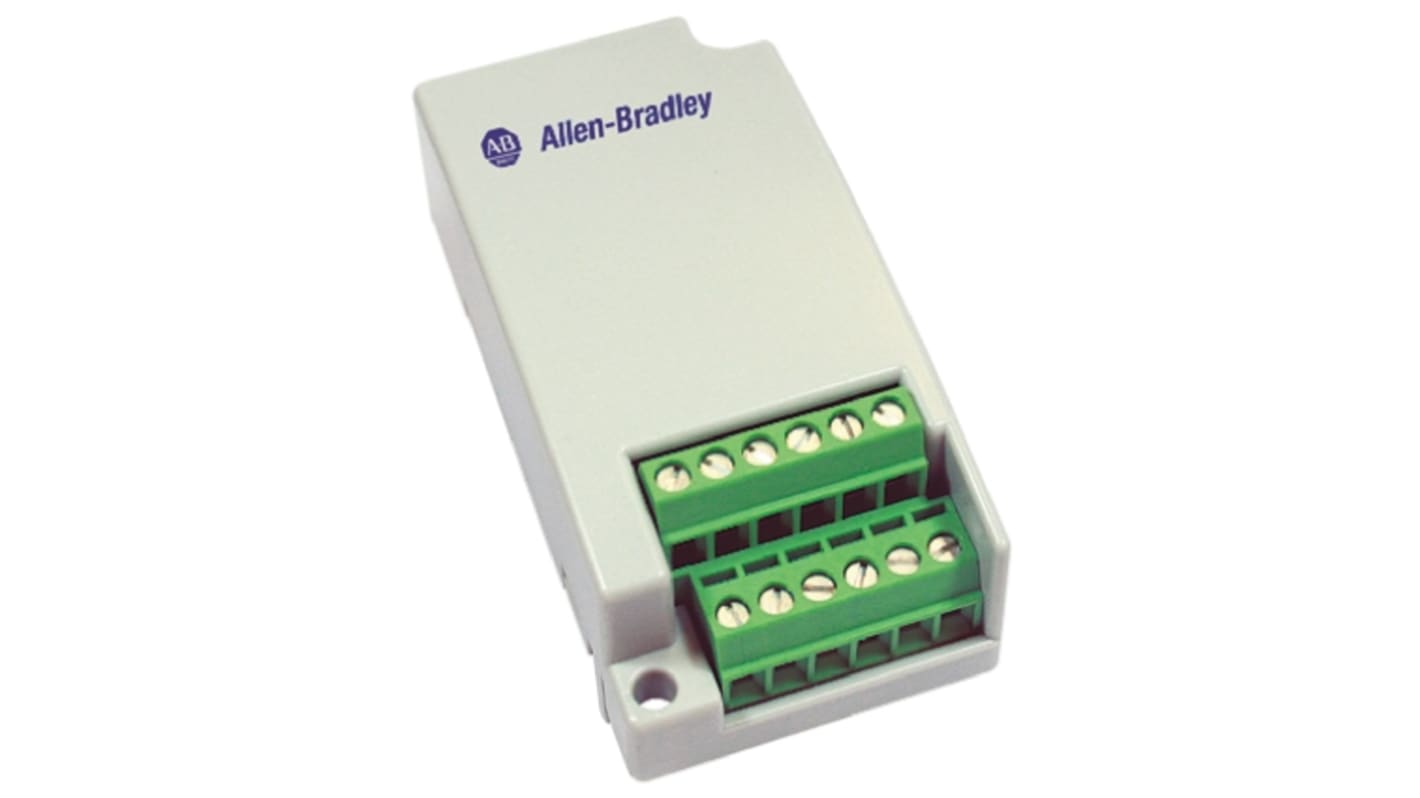 Allen Bradley 2080-IF4, modulo I/O analogico per Micro 830, 4 ingressi/uscite, montaggio su pannello, dimensioni 90 x 40 x 87 mm.
