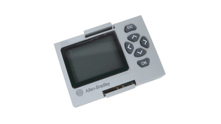 Modulo display LCD Allen Bradley 2080-LCD per controller Micro 800, temperatura operativa -20/+55 °C, grado di protezione IP20.